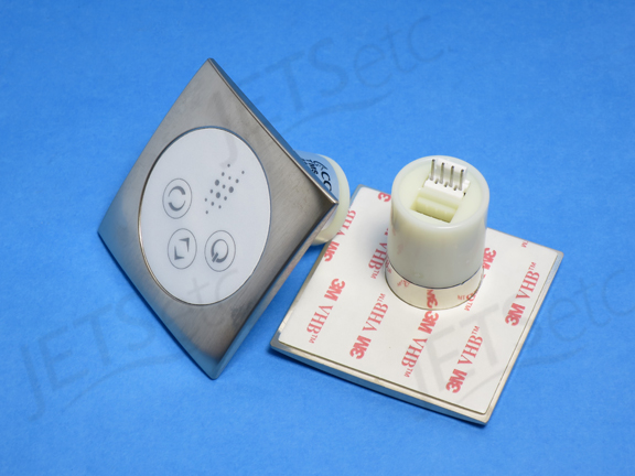 KEYPAD 3-TOUCH VARIABLE SQUARE, BR. NICKEL        